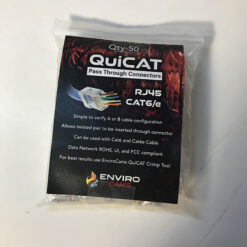 50 ct bag QuiCAT RJ45-CAT6 PassThrough