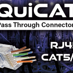 QuiCAT RJ45-CAT5/e Pass through Connectors