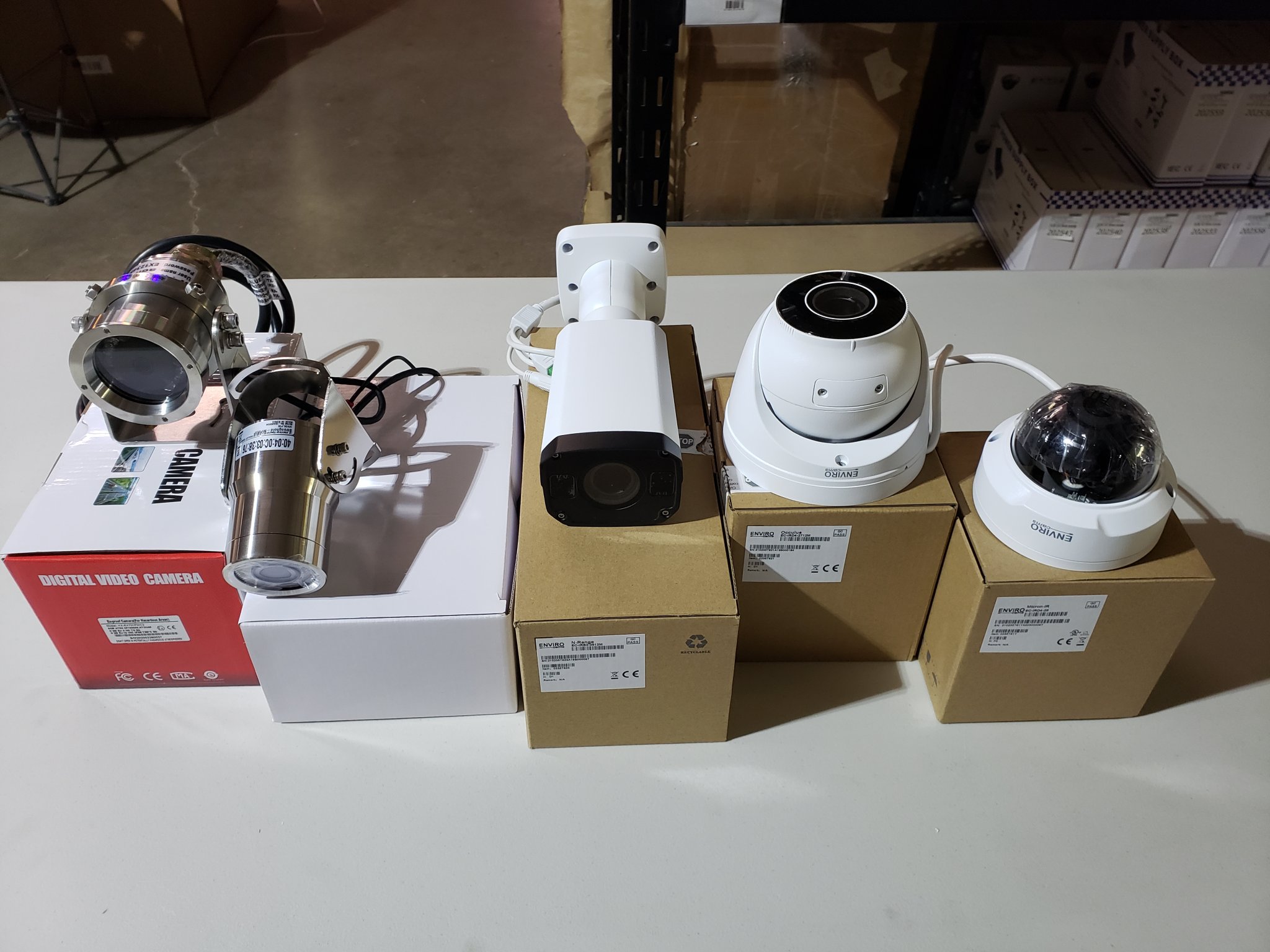 Our series of Freezer and Cold Storage IP Cameras Rugged Cams