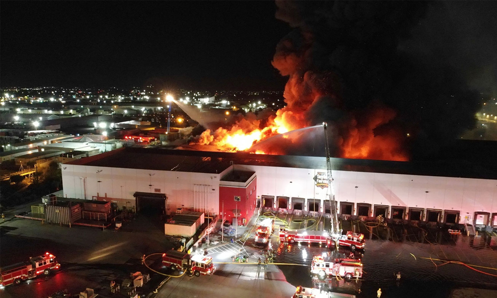 food plant fire