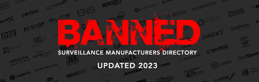 Banned Surveillance Manufacturers Directory