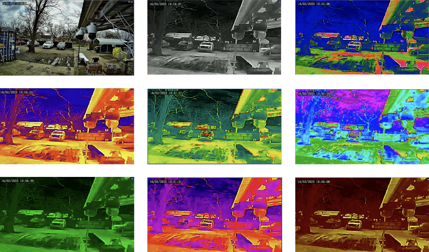 thermal camera pallets