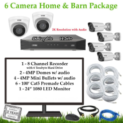 6 Camera Barn, Shop & Gate Package