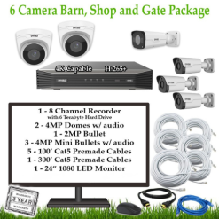 6 Camera Home & Barn Package