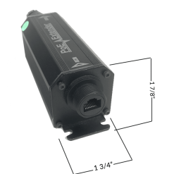 Waterproof outdoor POE extender for security camera dimensions and picture
